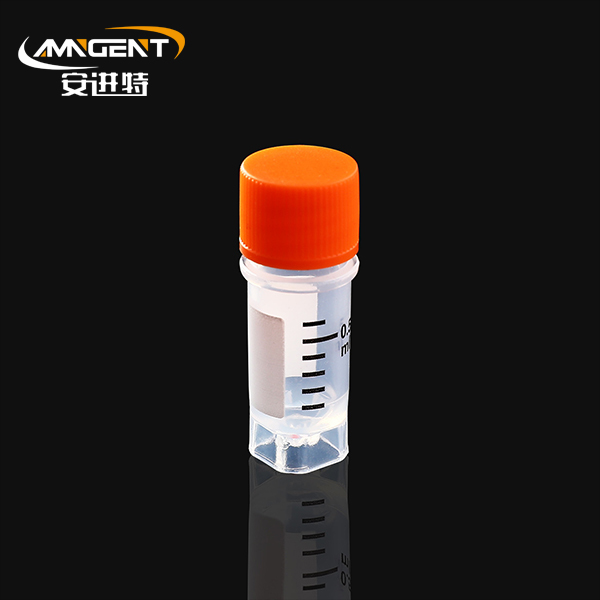 Cryogene injectieflacons 0,5 ml oranje