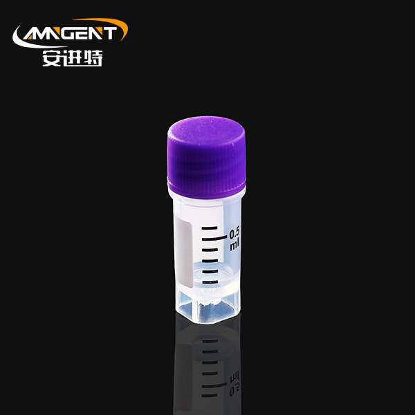 Cryogene injectieflacons 0,5 ml paars