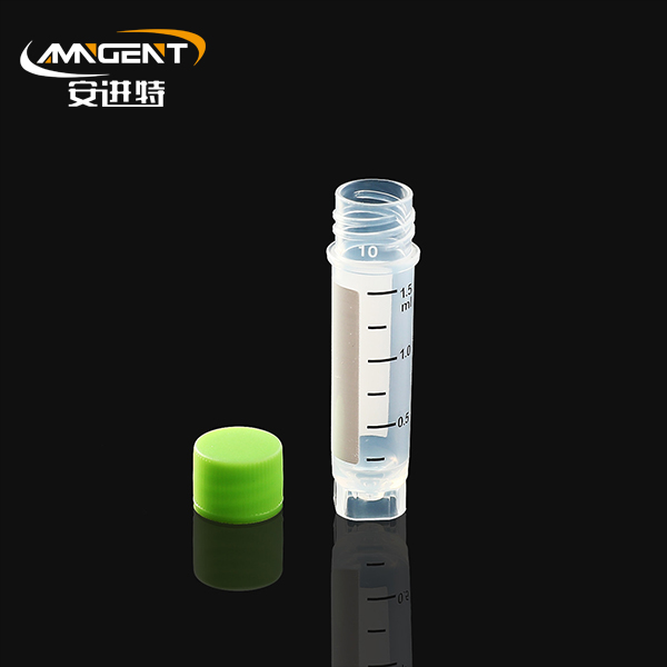 Cryogene injectieflacons 1,5 ml groen