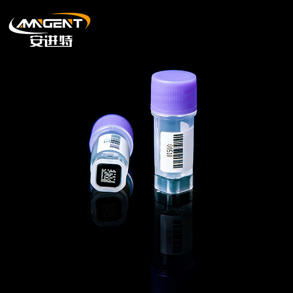 2D cryogene injectieflacons 0,5 ml Extorsion paars